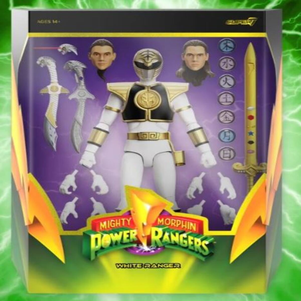 Mighty Morphin Power Rangers ULTIMATES! White Ranger